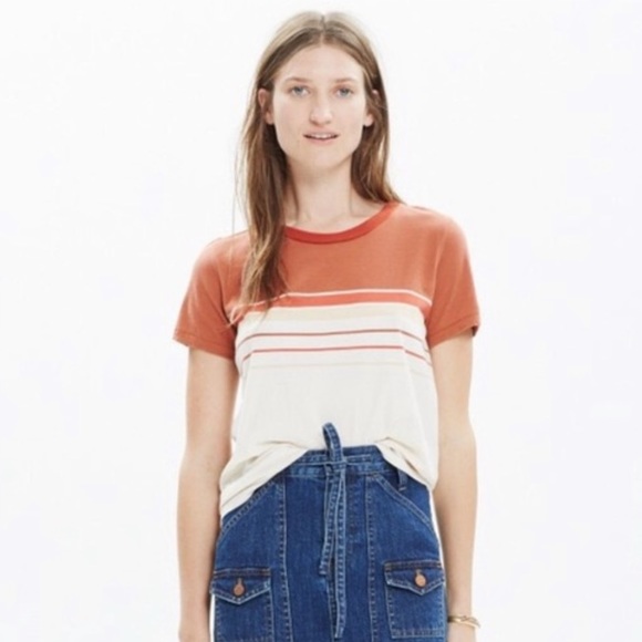 Madewell Tops - Madewell Striped Radio Tee